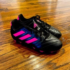 Girls Adidas Goletto cleats size 12-WORN ONCE!